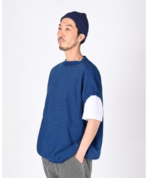 季節のおすすめ商品 45R（フォーティファイブアール）の「超ガーゼ裏毛の908馬ベスト トップス
