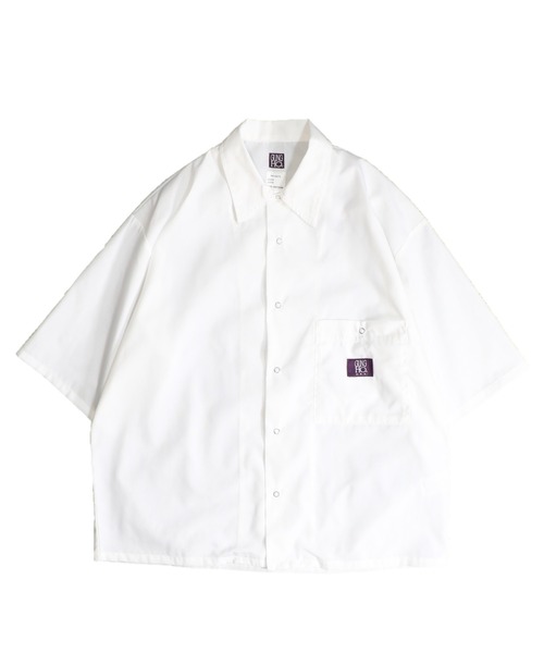 GUNG HO（ガンホー）の「GUNG HO / ガンホー SNAP WORKERS SHIRTS スナップワークシャツ（シャツ/ブラウス・メンズ・チャコールグレー/オレンジ/ネイビー/ブラック/ホワイト/ベージュ・LARGE/MEDIUM）」の2枚目の写真