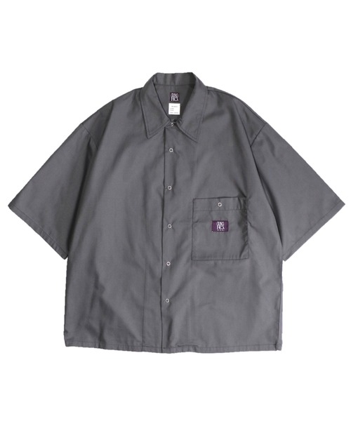 GUNG HO（ガンホー）の「GUNG HO / ガンホー SNAP WORKERS SHIRTS スナップワークシャツ（シャツ/ブラウス・メンズ・チャコールグレー/オレンジ/ネイビー/ブラック/ホワイト/ベージュ・LARGE/MEDIUM）」の4枚目の写真
