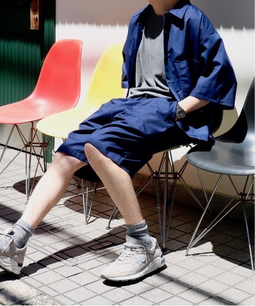 GUNG HO（ガンホー）の「GUNG HO / ガンホー SNAP WORKERS SHIRTS スナップワークシャツ（シャツ/ブラウス・メンズ・チャコールグレー/オレンジ/ネイビー/ブラック/ホワイト/ベージュ・LARGE/MEDIUM）」の9枚目の写真