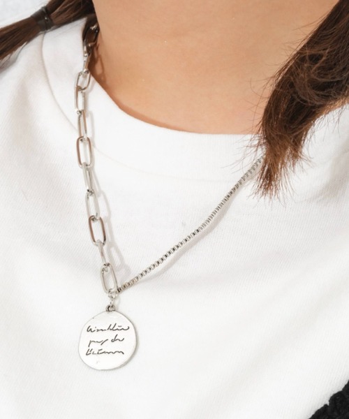 nemne store(ネンネストア)の「【accessory】コインネックレス(ネックレス・レディース・シルバー/ゴールド・フリー)」の1枚目の写真