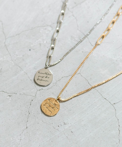 nemne store(ネンネストア)の「【accessory】コインネックレス(ネックレス・レディース・シルバー/ゴールド・フリー)」の5枚目の写真