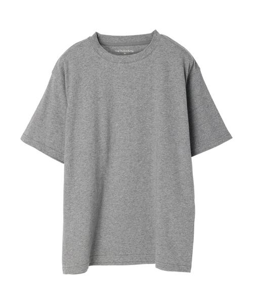 CRAFT STANDARD BOUTIQUE(クラフトスタンダードブティック)の「CREW NECK TEE *(Tシャツ/カットソー・メンズ・チャコールグレー/オフホワイト/杢グレー・LL/M/L)」の13枚目の写真