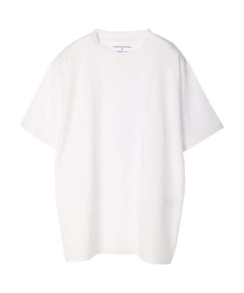 CRAFT STANDARD BOUTIQUE(クラフトスタンダードブティック)の「CREW NECK TEE *(Tシャツ/カットソー・メンズ・チャコールグレー/オフホワイト/杢グレー・LL/M/L)」の22枚目の写真
