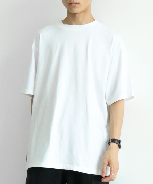 CRAFT STANDARD BOUTIQUE(クラフトスタンダードブティック)の「CREW NECK TEE *(Tシャツ/カットソー・メンズ・チャコールグレー/オフホワイト/杢グレー・LL/M/L)」の2枚目の写真