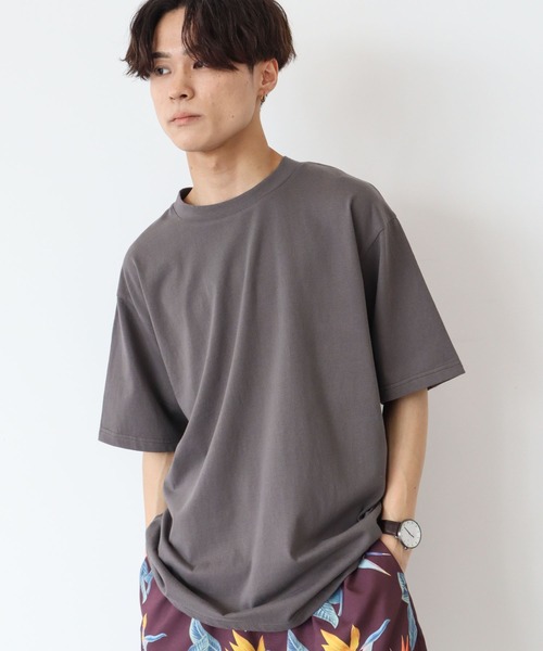 CRAFT STANDARD BOUTIQUE(クラフトスタンダードブティック)の「CREW NECK TEE *(Tシャツ/カットソー・メンズ・チャコールグレー/オフホワイト/杢グレー・LL/M/L)」の3枚目の写真
