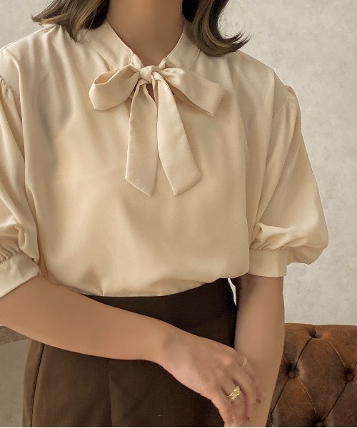 apres jour clair(アプレジュールクレア)の「【apres jour clair】 2WAY袖ボリュームブラウス【ZOZOTOWN限定アイテム】(シャツ/ブラウス・レディース・ブラック/ベージュ/アイボリー・X-LARGE/フリー)」の15枚目の写真