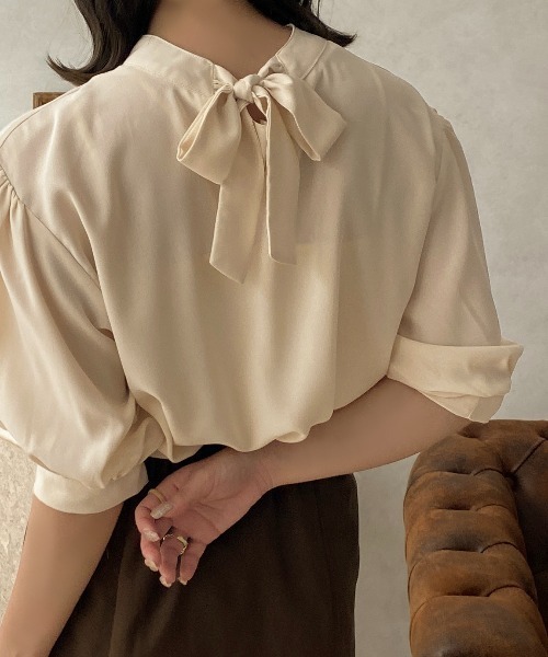 apres jour clair(アプレジュールクレア)の「【apres jour clair】 2WAY袖ボリュームブラウス【ZOZOTOWN限定アイテム】(シャツ/ブラウス・レディース・ブラック/ベージュ/アイボリー・X-LARGE/フリー)」の19枚目の写真