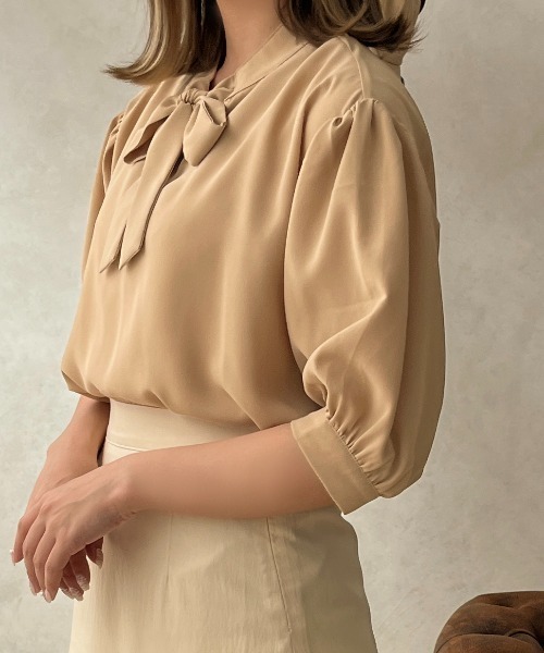 apres jour clair(アプレジュールクレア)の「【apres jour clair】 2WAY袖ボリュームブラウス【ZOZOTOWN限定アイテム】(シャツ/ブラウス・レディース・ブラック/ベージュ/アイボリー・X-LARGE/フリー)」の10枚目の写真