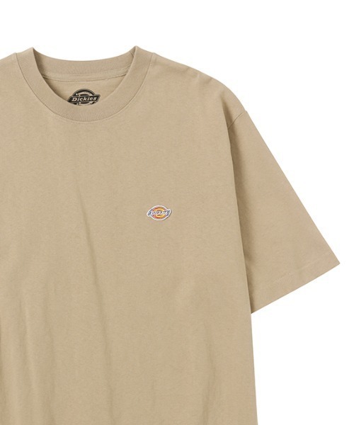 Dickies(ディッキーズ)の「Dickies ディッキーズ ワッペン半袖Tシャツ(Tシャツ/カットソー・メンズ・ホワイト/ブラック/ベージュ/オレンジ/ブルー/グリーン・M/L/XL)」の1枚目の写真