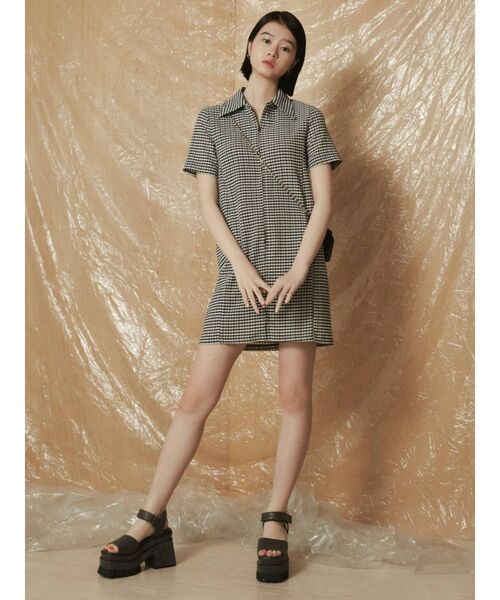 EMODA（エモダ）の「ジッパーシャツワンピース（ワンピース・レディース・ブラック/ブルー/その他・FREE）」の17枚目の写真