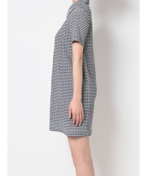 EMODA（エモダ）の「ジッパーシャツワンピース（ワンピース・レディース・ブラック/ブルー/その他・FREE）」の9枚目の写真