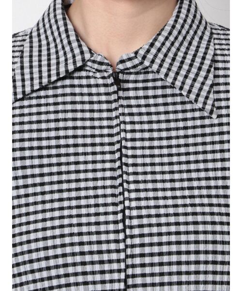 EMODA（エモダ）の「ジッパーシャツワンピース（ワンピース・レディース・ブラック/ブルー/その他・FREE）」の21枚目の写真