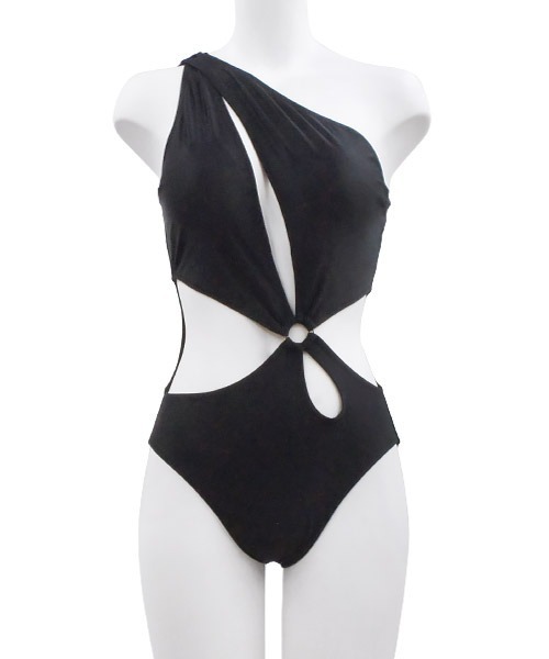 黒ワンピース水着　ANNEBRA 黒ワンピース水着 ANNEBRA ワンピース水着 黒 セパレート風