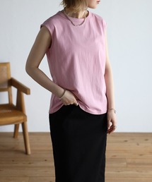 Bonjour Sagan | 【2022 S/S 新作】オーガニックコットンフレンチスリーブT(Tシャツ/カットソー)