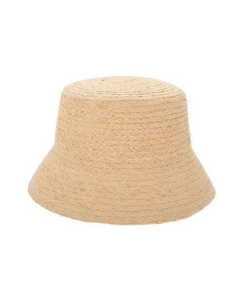 dazzlin（ダズリン）の「ラフィアブレードバケットハット（ハット・レディース・ブラウン/ベージュ・FREE）」の4枚目の写真