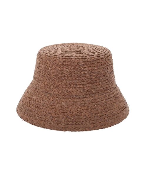 dazzlin（ダズリン）の「ラフィアブレードバケットハット（ハット・レディース・ブラウン/ベージュ・FREE）」の5枚目の写真