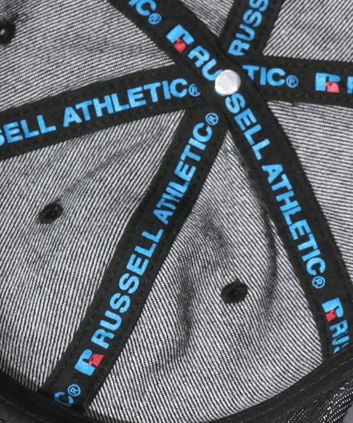 Russell Athletic（ラッセルアスレティック）の「Russell Athletic/ラッセルアスレティック Snow Wash Denim Dad Hat デニムキャップ（キャップ・メンズ・ライトブルー/ブラック/インディゴブルー・FREE）」の7枚目の写真