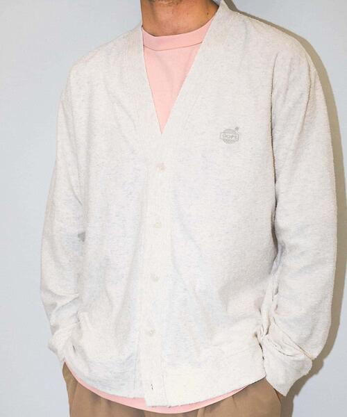 URBAN RESEARCH Sonny Label(アーバンリサーチサニーレーベル)の「OOPS ランダムパイルカーディガン(カーディガン/ボレロ・メンズ・ベージュ/ネイビー/オートミール・MEDIUM/LARGE)」の4枚目の写真