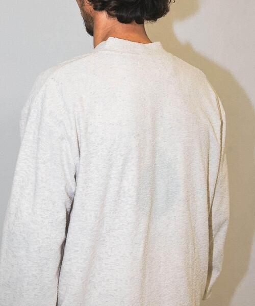 URBAN RESEARCH Sonny Label(アーバンリサーチサニーレーベル)の「OOPS ランダムパイルカーディガン(カーディガン/ボレロ・メンズ・ベージュ/ネイビー/オートミール・MEDIUM/LARGE)」の7枚目の写真