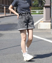 HONEYSUCKLE ROSE | 裾ロールアップで可愛い【HONEYSUCKLE ROSE】デニムショートパンツ(その他パンツ)