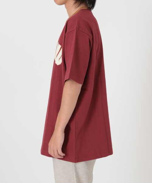 Snow Peak(スノーピーク)の「【Snow Peak/スノーピーク×JS】別注 リサイクルコットン ポートランド リンガーT(Tシャツ/カットソー・メンズ・カーキ/ボルドー/キナリ・SMALL/MEDIUM/LARGE)」の14枚目の写真