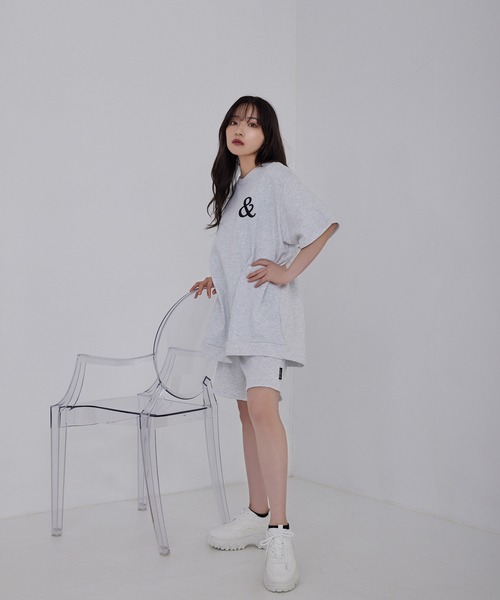 ANDGEEBEE（アンジービー）の「UNISEX スウェットショーパン（スウェットパンツ・レディース・グレー・MEDIUM/X-LARGE）」の10枚目の写真