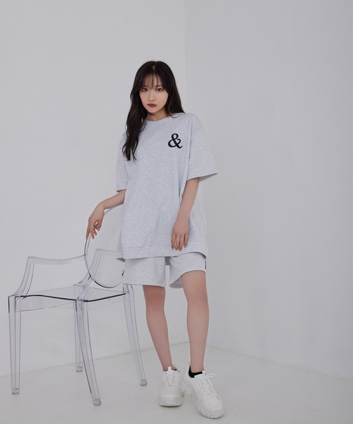 ANDGEEBEE（アンジービー）の「UNISEX スウェットショーパン（スウェットパンツ・レディース・グレー・MEDIUM/X-LARGE）」の4枚目の写真