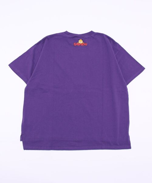 Right-on(ライトオン)の「【Garfield】プリントTシャツ(Tシャツ/カットソー・レディース・ホワイト/パープル/ダークグレー・M/L)」の4枚目の写真