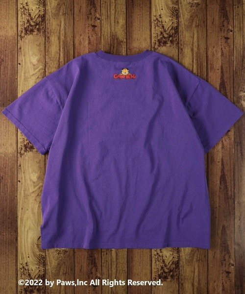 Right-on(ライトオン)の「【Garfield】プリントTシャツ(Tシャツ/カットソー・レディース・ホワイト/パープル/ダークグレー・M/L)」の19枚目の写真