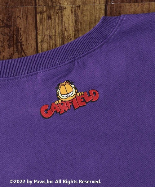 Right-on(ライトオン)の「【Garfield】プリントTシャツ(Tシャツ/カットソー・レディース・ホワイト/パープル/ダークグレー・M/L)」の21枚目の写真