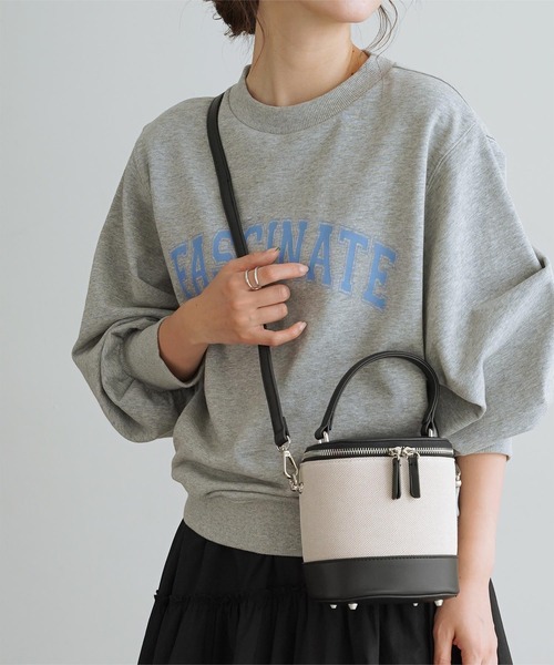 titivate（ティティベイト）の「2wayｷｬﾝﾊﾞｽﾐﾆﾊﾞｯｸﾞ（ハンドバッグ・レディース・ブラック・FREE）」の9枚目の写真