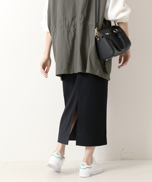 Spick & Span（スピックアンドスパン）の「バックスリットフライススカート（スカート・レディース・ブラック/ベージュ・38/36）」の11枚目の写真