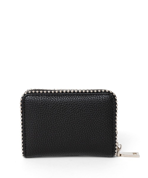 VitaFelice（ヴィータフェリーチェ）の「ボールスタッズカード＆コインケース ミニ財布（財布・レディース・ブラック/グレー/スモークピンク/シルバー/グリーン/ライム/ゴールド・FREE）」の19枚目の写真