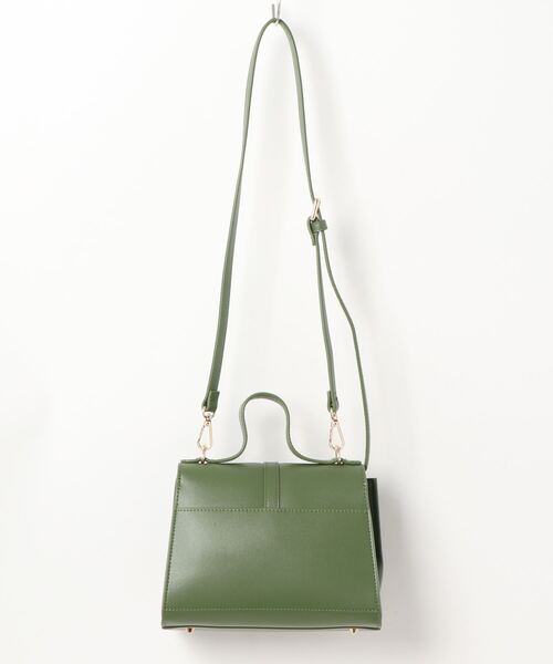 LILY BROWN（リリーブラウン）の「ソフト台形バッグ（ショルダーバッグ・レディース・ブラック/グリーン/モカ・FREE）」の21枚目の写真