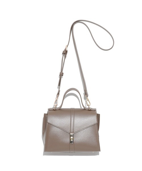 LILY BROWN（リリーブラウン）の「ソフト台形バッグ（ショルダーバッグ・レディース・ブラック/グリーン/モカ・FREE）」の3枚目の写真