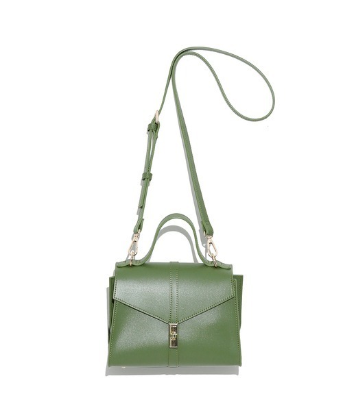 LILY BROWN（リリーブラウン）の「ソフト台形バッグ（ショルダーバッグ・レディース・ブラック/グリーン/モカ・FREE）」の10枚目の写真