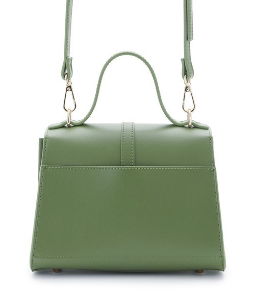 LILY BROWN（リリーブラウン）の「ソフト台形バッグ（ショルダーバッグ・レディース・ブラック/グリーン/モカ・FREE）」の12枚目の写真