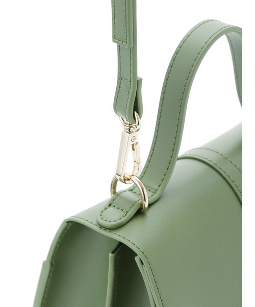 LILY BROWN（リリーブラウン）の「ソフト台形バッグ（ショルダーバッグ・レディース・ブラック/グリーン/モカ・FREE）」の14枚目の写真