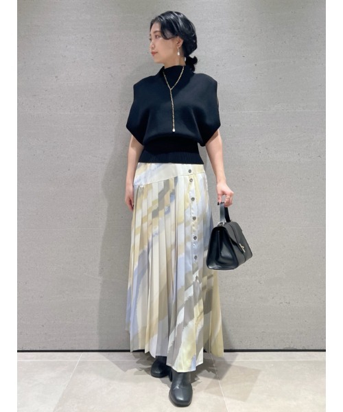 LILY BROWN（リリーブラウン）の「ソフト台形バッグ（ショルダーバッグ・レディース・ブラック/グリーン/モカ・FREE）」の5枚目の写真