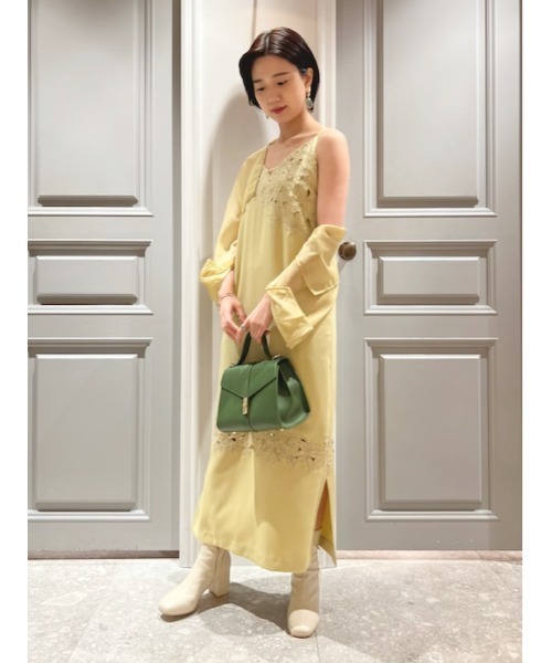 LILY BROWN（リリーブラウン）の「ソフト台形バッグ（ショルダーバッグ・レディース・ブラック/グリーン/モカ・FREE）」の6枚目の写真