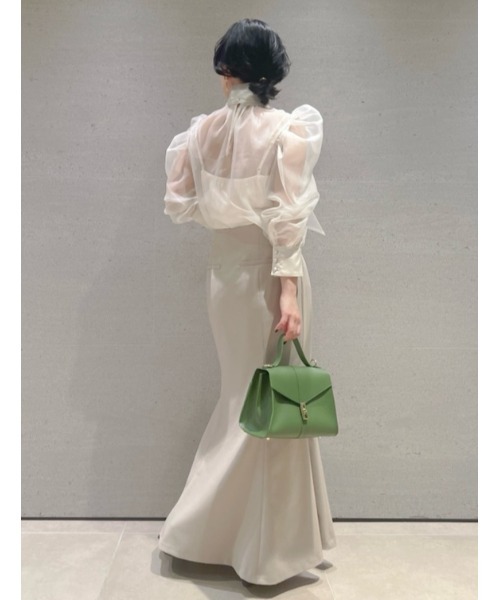 LILY BROWN（リリーブラウン）の「ソフト台形バッグ（ショルダーバッグ・レディース・ブラック/グリーン/モカ・FREE）」の8枚目の写真