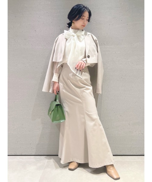 LILY BROWN（リリーブラウン）の「ソフト台形バッグ（ショルダーバッグ・レディース・ブラック/グリーン/モカ・FREE）」の7枚目の写真