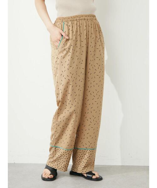 Sugar spoon(シュガースプーン)の「・SUGAR SPOON 2パターンキリカエパンツ(その他パンツ・レディース・ベージュ/ブラック・FREE)」の3枚目の写真