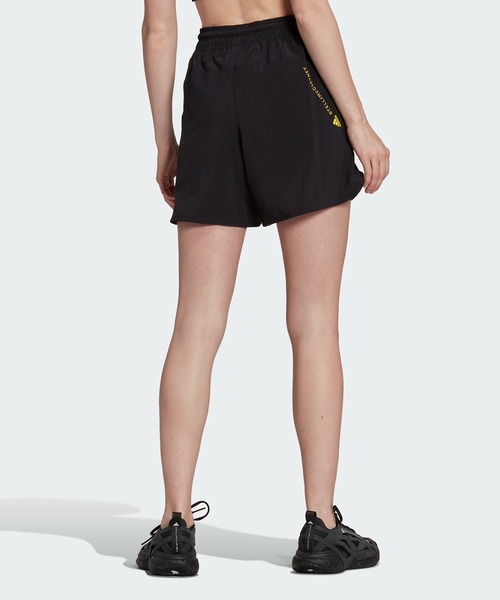 adidas by Stella McCartney（アディダスバイステラマッカートニー）の「【adidas by Stella McCartney】 TruePurpose トレーニングショーツ（レディース）（その他パンツ・レディース・ブラック/グリーン・MEDIUM/SMALL/X-LARGE/LARGE）」の3枚目の写真