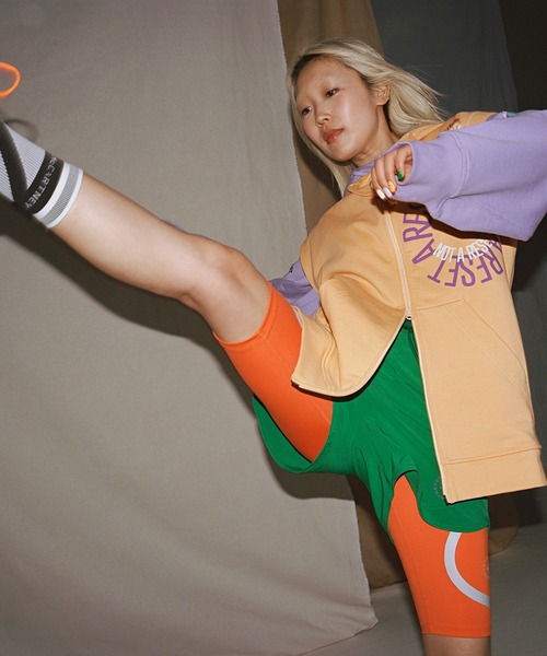 adidas by Stella McCartney（アディダスバイステラマッカートニー）の「【adidas by Stella McCartney】 TruePurpose トレーニングショーツ（レディース）（その他パンツ・レディース・ブラック/グリーン・MEDIUM/SMALL/X-LARGE/LARGE）」の11枚目の写真