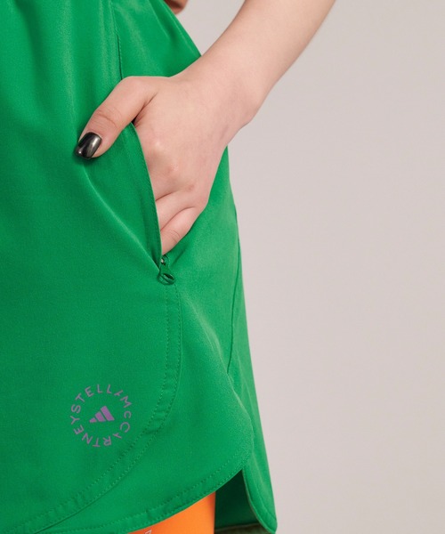adidas by Stella McCartney（アディダスバイステラマッカートニー）の「【adidas by Stella McCartney】 TruePurpose トレーニングショーツ（レディース）（その他パンツ・レディース・ブラック/グリーン・MEDIUM/SMALL/X-LARGE/LARGE）」の14枚目の写真