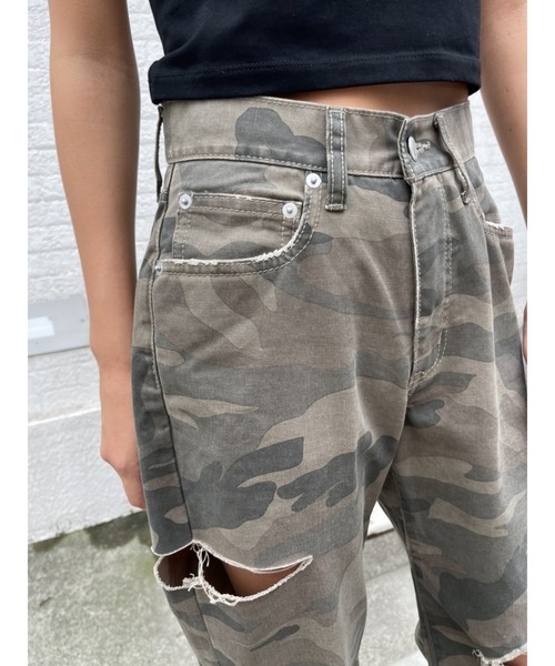 EGOIST(エゴイスト)の「EGストレートカモフラパンツ(その他パンツ・レディース・マルチ・SS/S/M)」の10枚目の写真