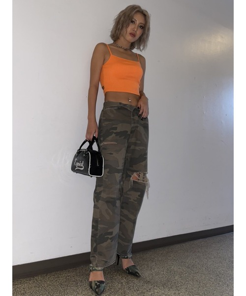 EGOIST(エゴイスト)の「EGストレートカモフラパンツ(その他パンツ・レディース・マルチ・SS/S/M)」の3枚目の写真