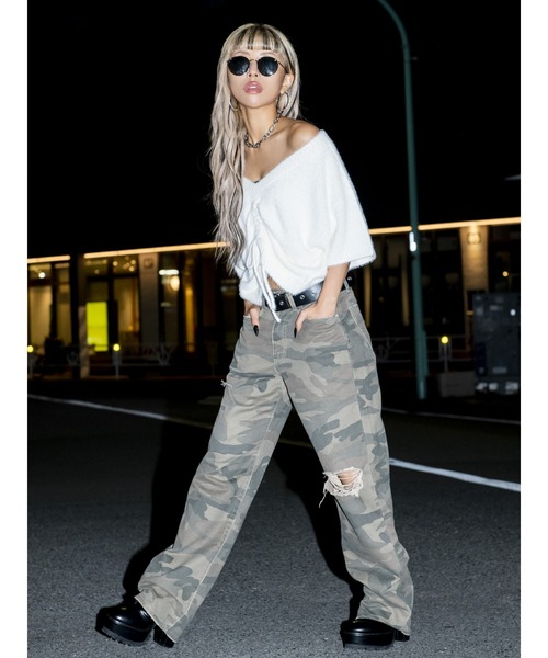 EGOIST(エゴイスト)の「EGストレートカモフラパンツ(その他パンツ・レディース・マルチ・SS/S/M)」の13枚目の写真